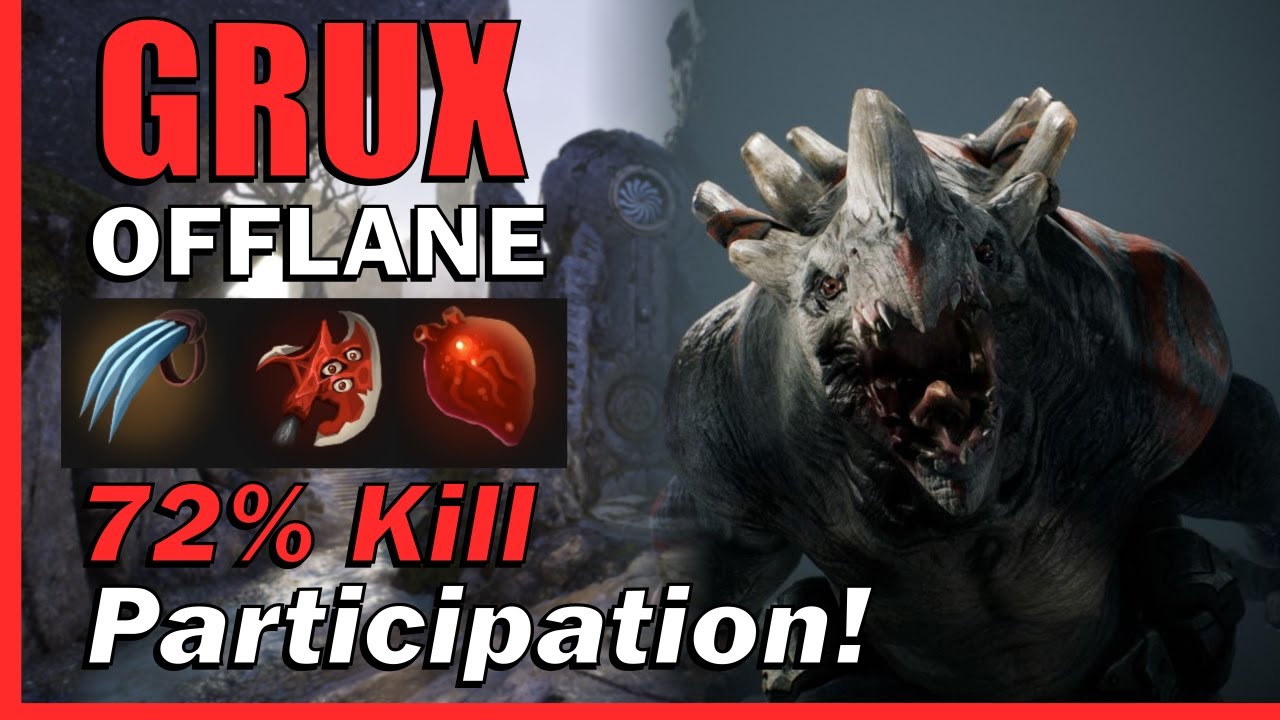 HOW TO CARRY A LOSING GAME! - Predecessor Grux Offlane Commentary Gameplay