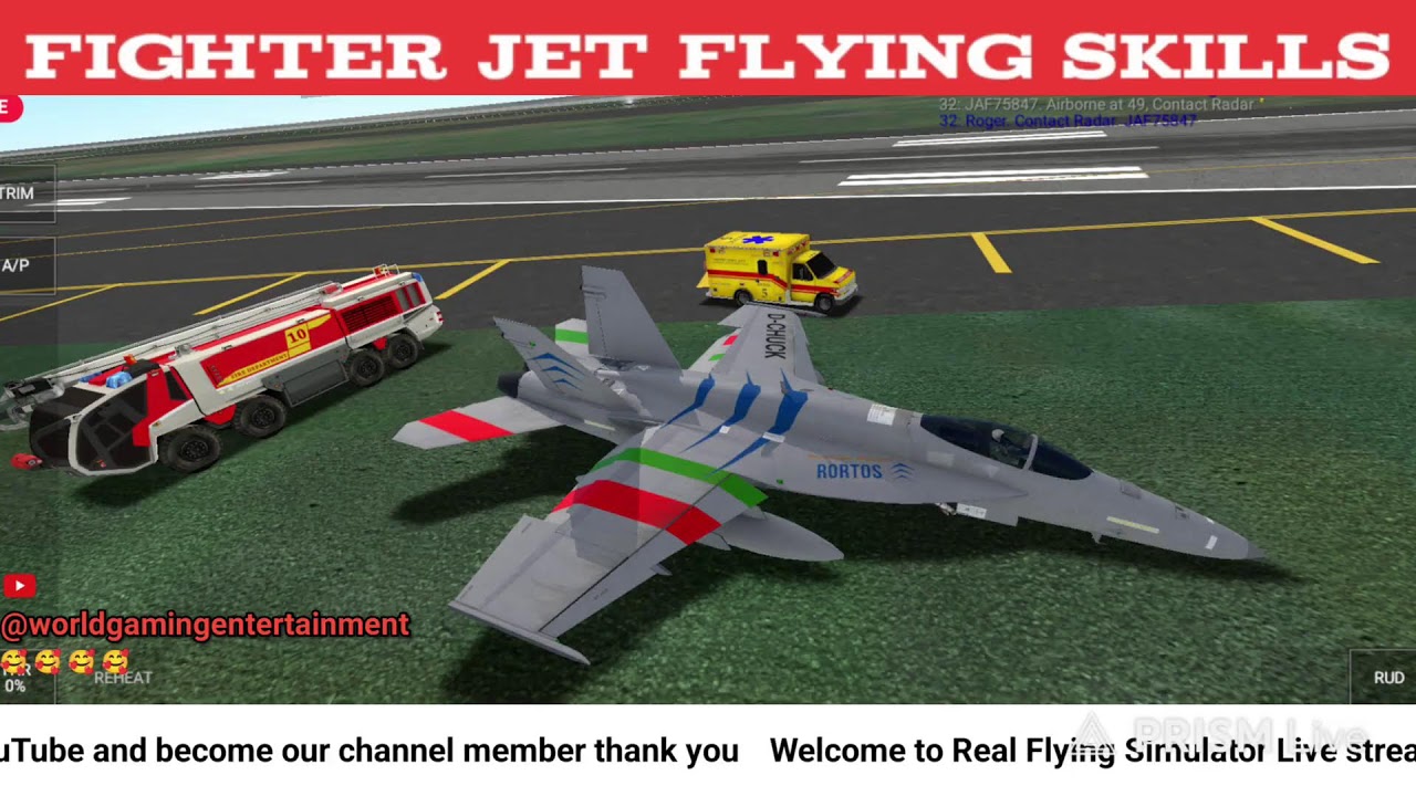🔴Live:- RFS Fighter jet Flying