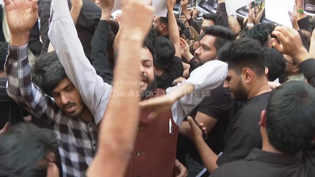 Protests in India against US and Israeli strikes on Iran