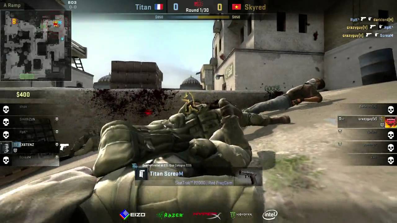 Crazyguy 1v3 vs Titan