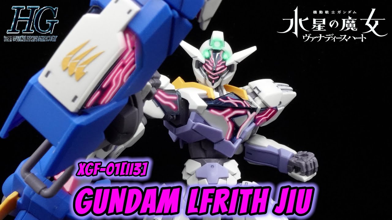 P-Bandai HG Gundam Lfrith Jiu Review | Gundam The Witch from Mercury - Vanadis Heart