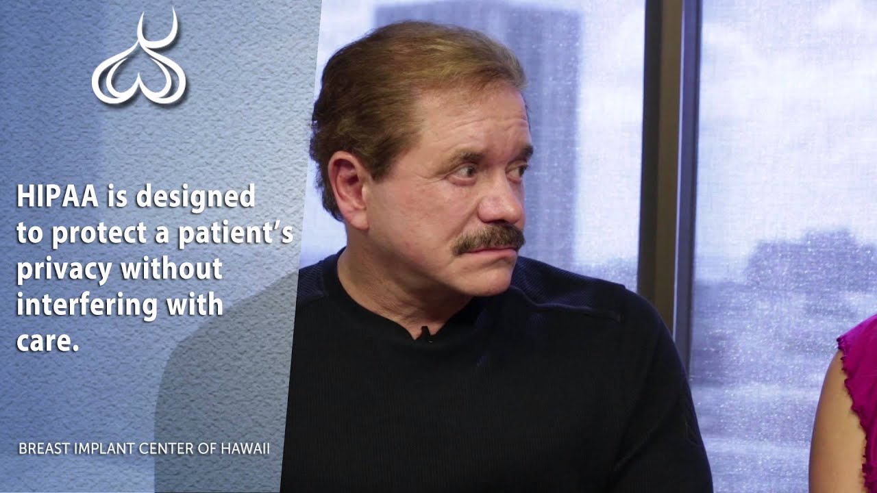 Dr. Larry Schlesinger explains HIPAA - Plastic Surgery and Your Right to Privacy, Dr. Schlesinger