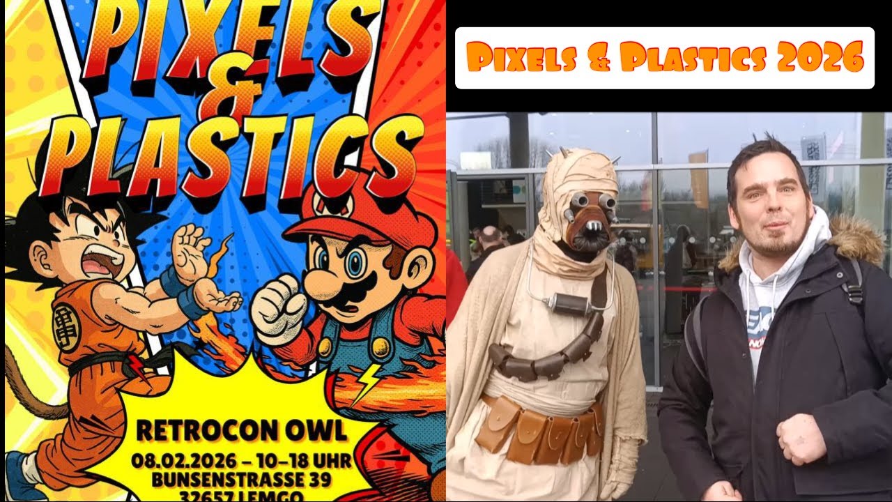 Pixels & Plastics 2026 Retrocon Lemgo OWL Retrobörse