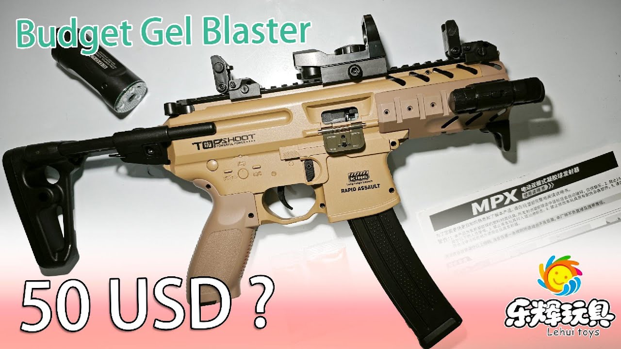 NEW!  Lehui MPX Gel Blaster 乐枪 Full Review: Budget Blaster