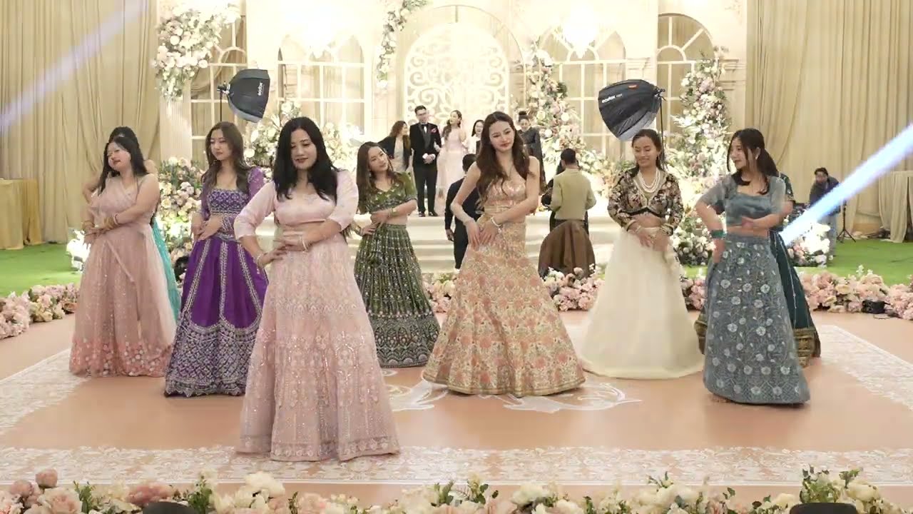 Bride's Sisters Sets the Stage on Fire: Kinang & Ayrton Wedding Reception at Itanagar 19.01.2026