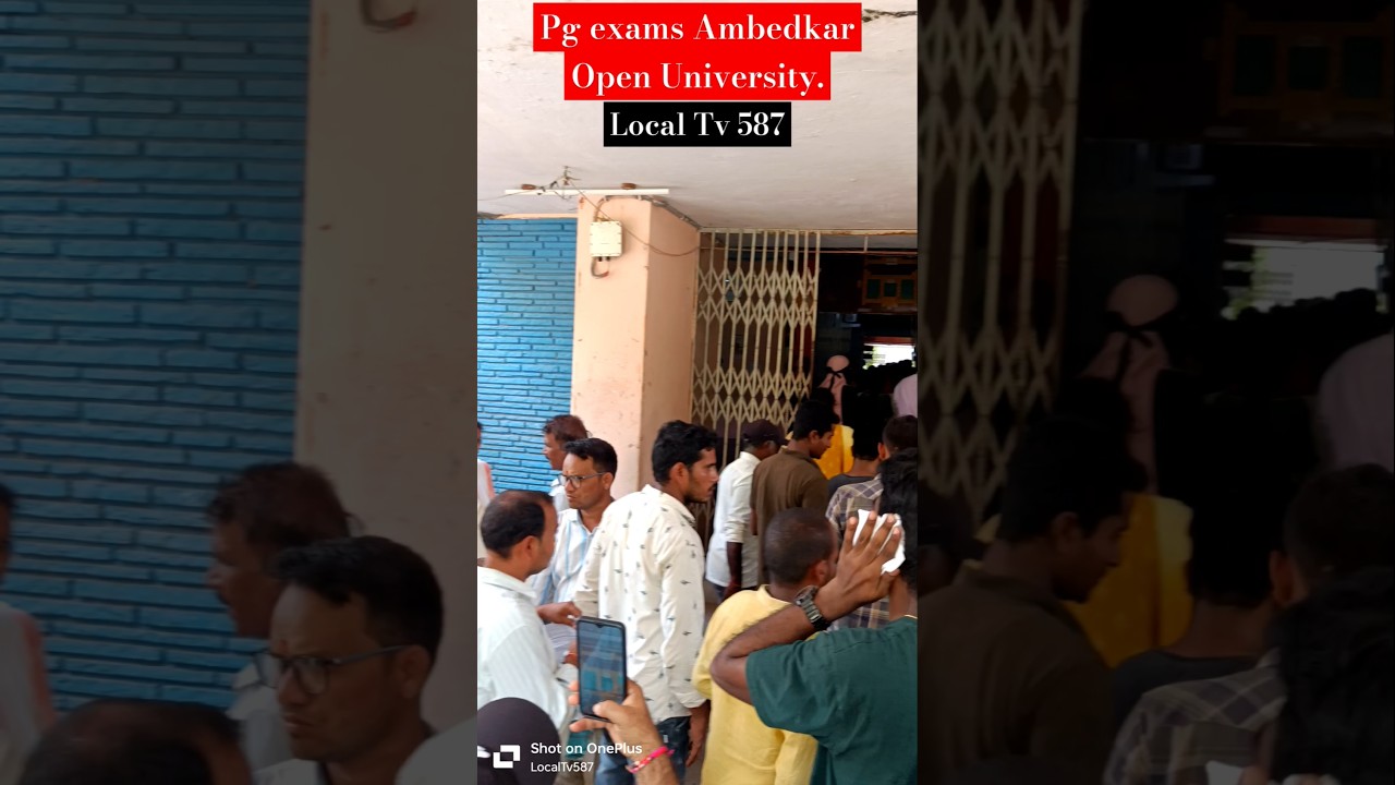 Ambedkar Open #University #Pg Exam's.@LocalTv587