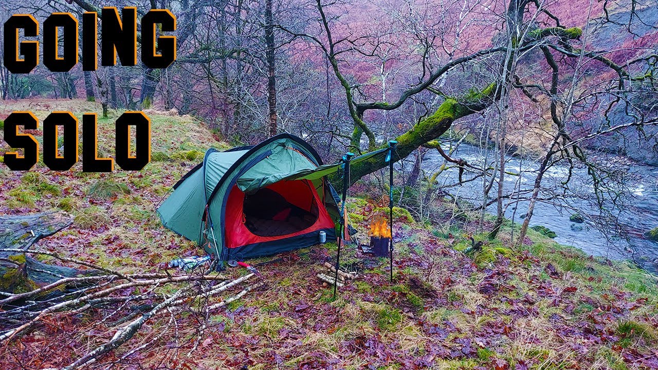 Solo Camping In The Rain @ The Stump