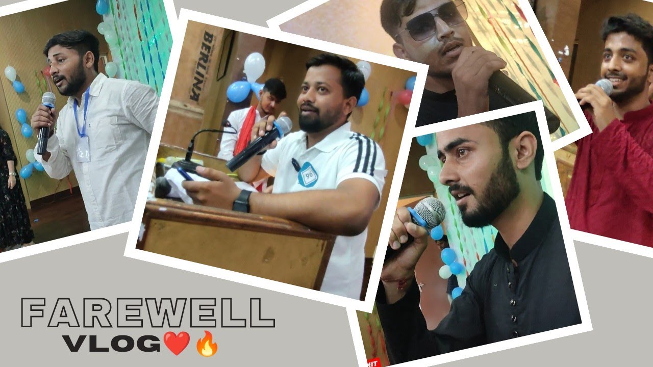 Farewell Vlog No. 02  ❤️🔥💫|| IET Agra ||  Singers || Sayeri || Engineer || EE | ME | CSE | ECE | CE
