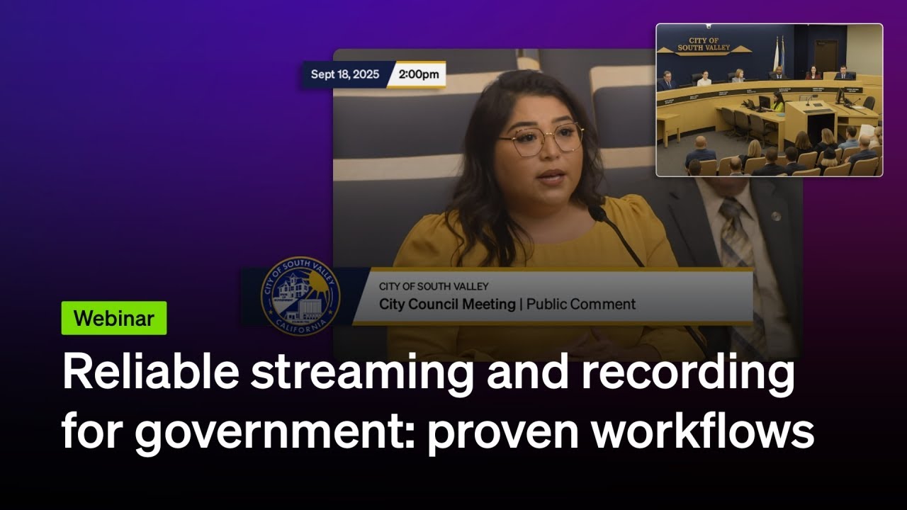 Reliable Streaming and Recording for Government