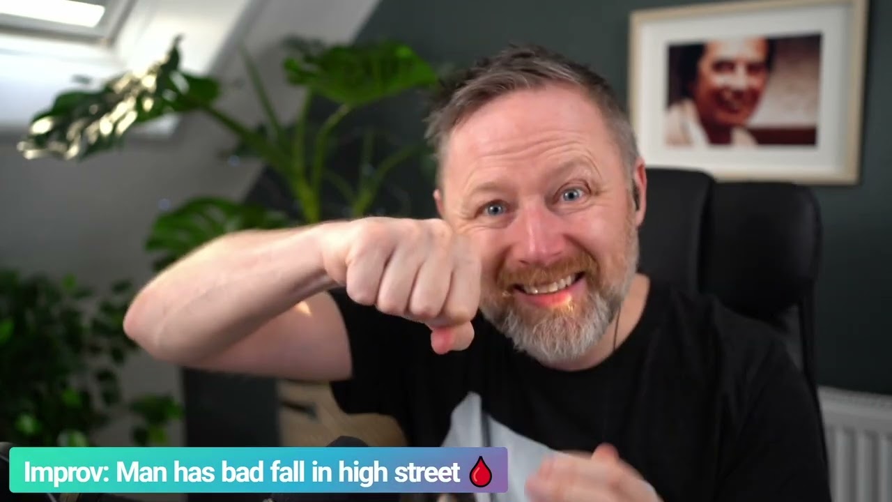Limmy Improv: Man Has Bad Fall In High Street [2023-01-16]