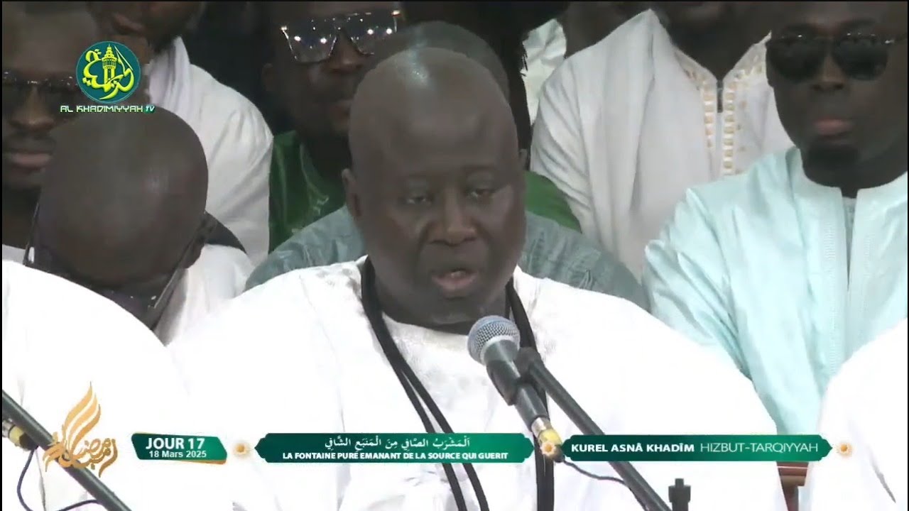 Prestation Qacaid du Kurel Asn&acirc; Khad&icirc;m de Hizbut Tarqiyyah Rufisque - 17em Jour Ramadan 1446H