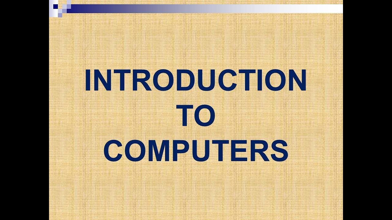 Introduction to Computers || Your Own Education Track