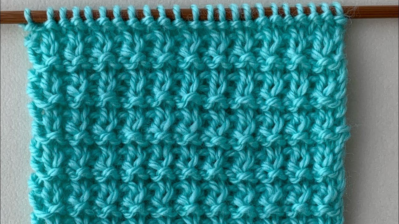Punto reversibile per cappelli, sciarpe, cardigan. Tutorial semplice per principianti. Punto n 14 😊