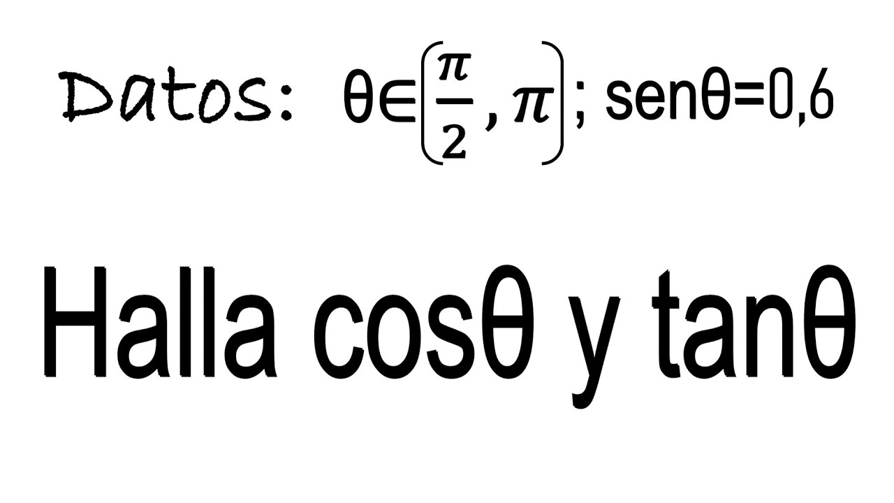 HALLA LAS RAZONES TRIGONOMÉTRICAS. Trigonometría Básica