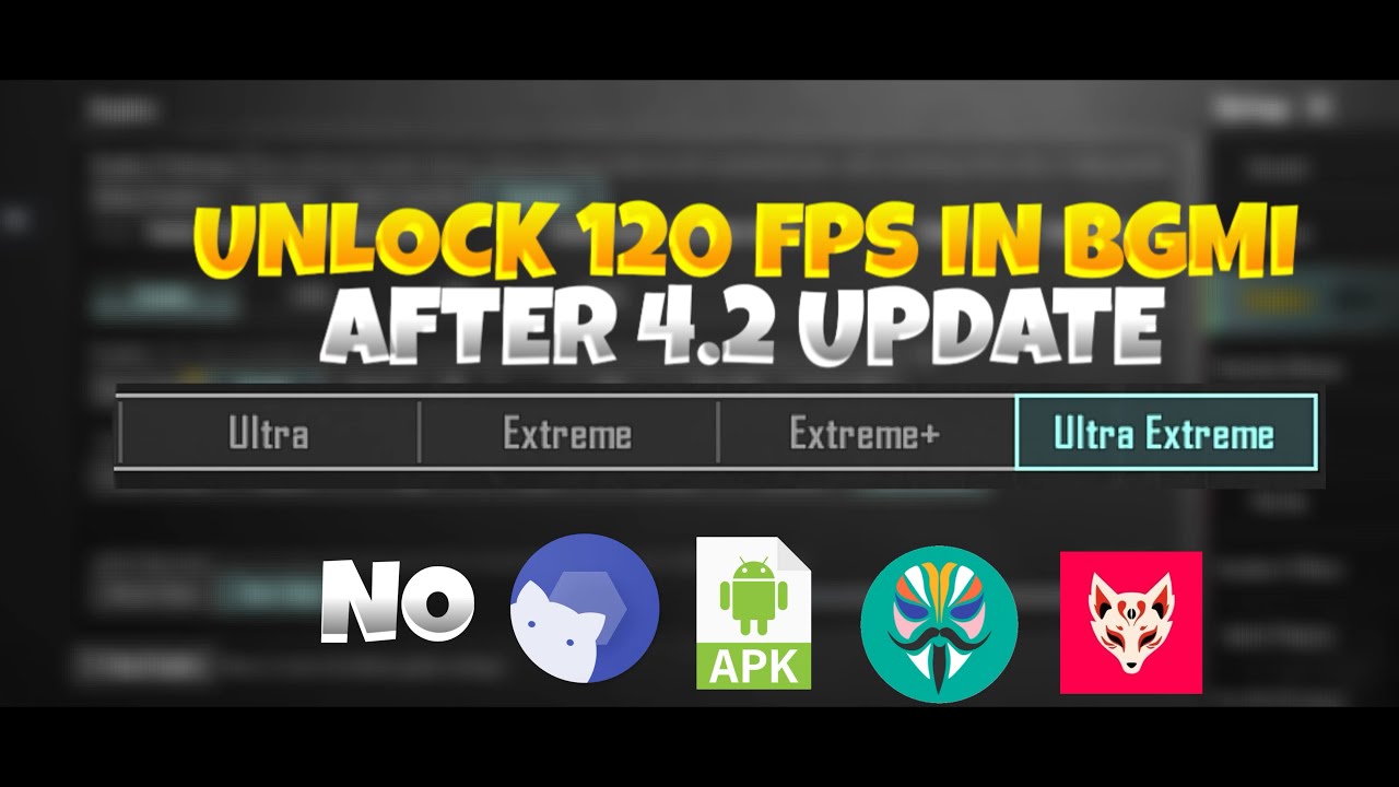 UNLOCK 120 FPS In BGMI 🔥 Super Smooth Graphics in New Update 4.2 | 120 Fps in BGMI