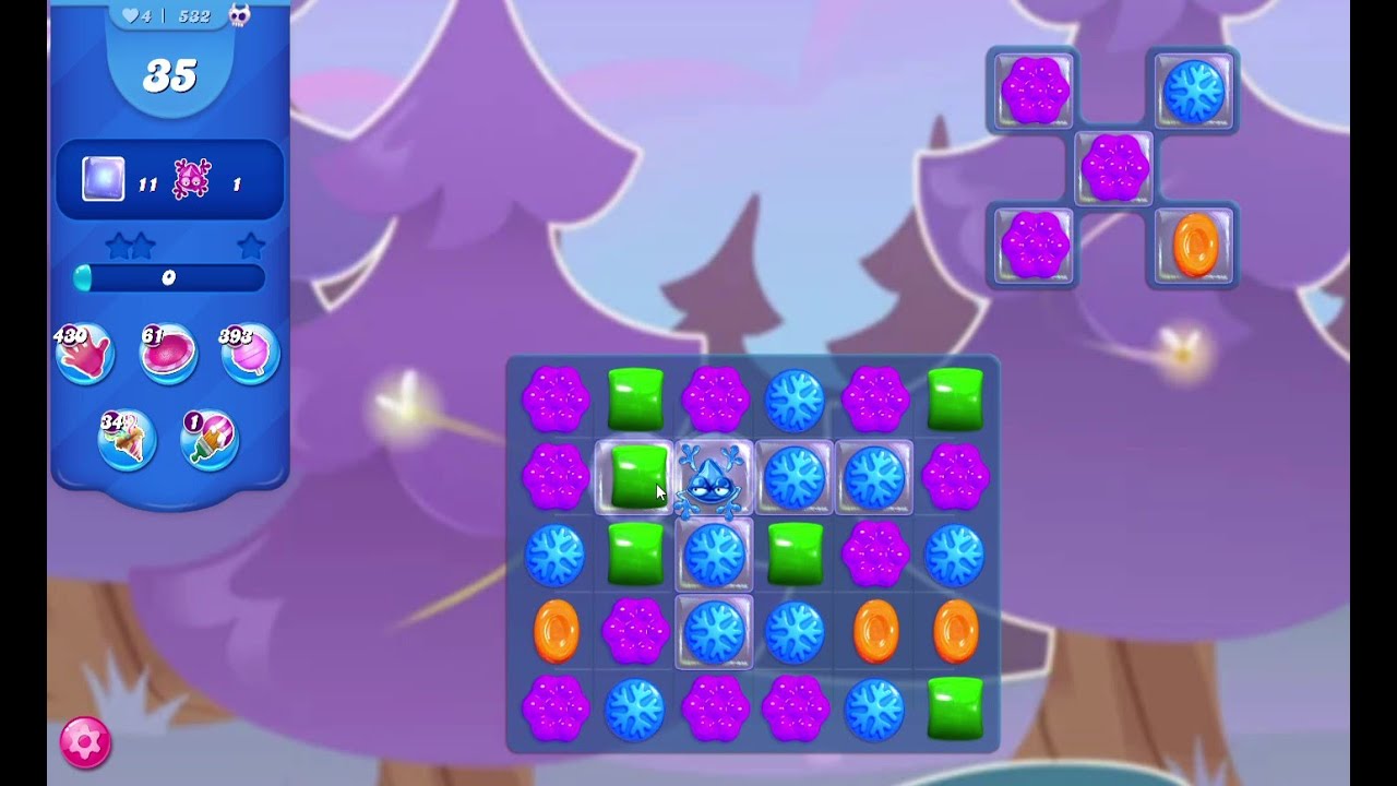 Candy Crush Saga Level 532 In 15 Seconds