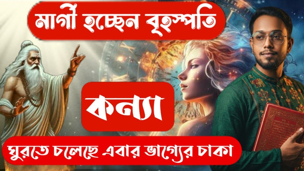 ১১ মার্চ মার্গী হচ্ছে বৃহস্পতি কন্যা রাশির ভালো সময় শুরু। Jupiter margi kanya rashi bangla.