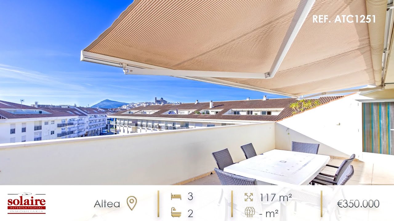 Ático con 2 terrazas en el centro de Altea | INMOBILIARIA SOLAIRE