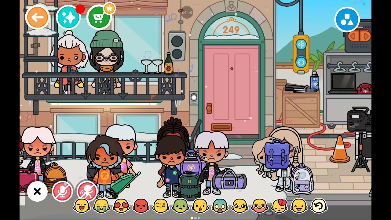 Toca boca сериал бедные богатые девочки в школе