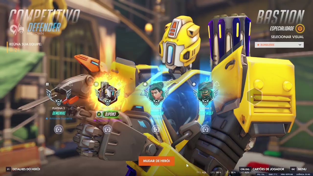 BASTION COMPETITIVO EP 886 IMPOSSÍVEL JOGAR SOZINHO! 😡