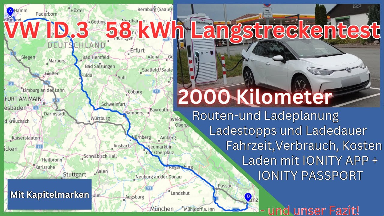 Langstrecke mit VW ID.3 Pro | IONITY PASSPORT | Alle Infos | Österreichtour 2024