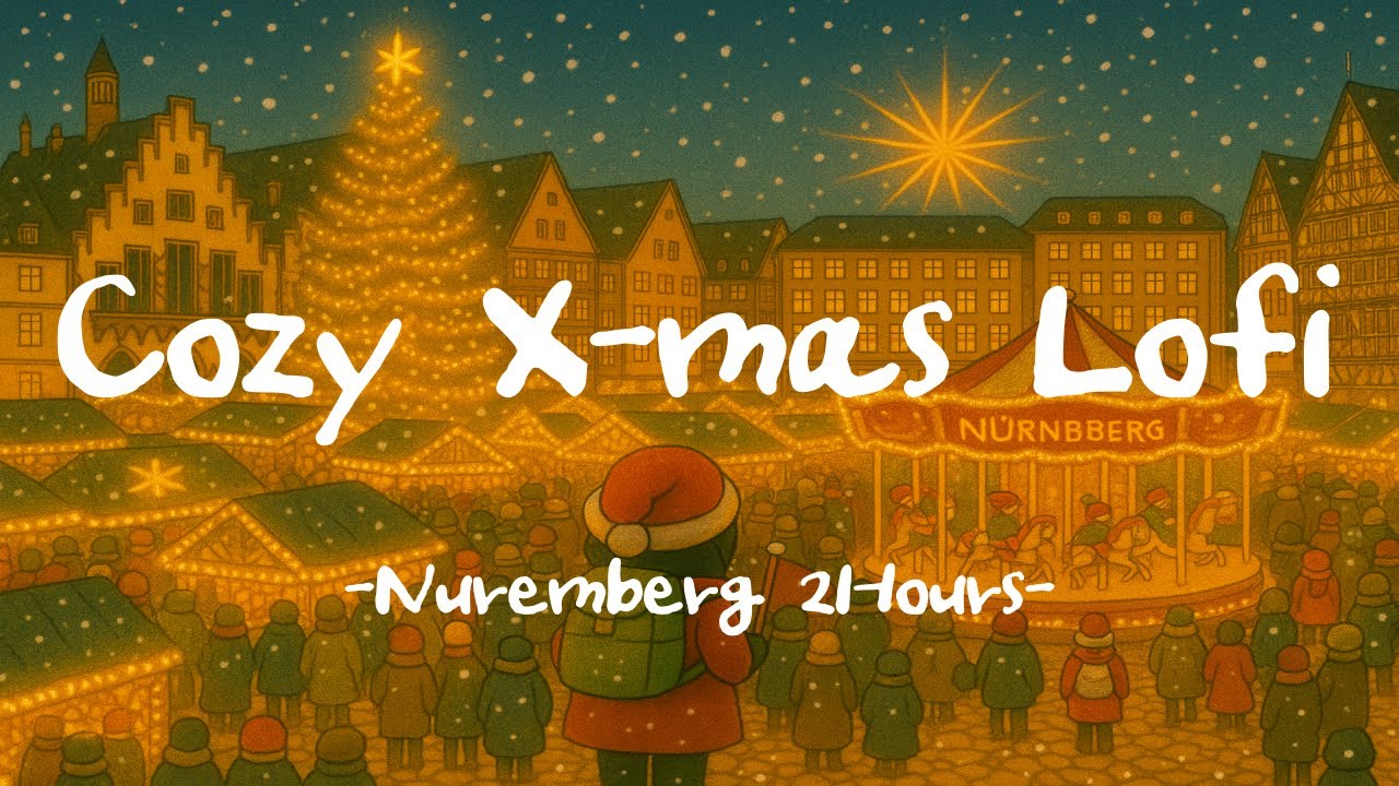 Cozy Xmas LoFi – Winter Night at Nuremberg Christmas Market
