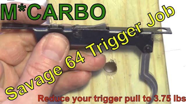 Savage 64 Trigger Job by MCARBO