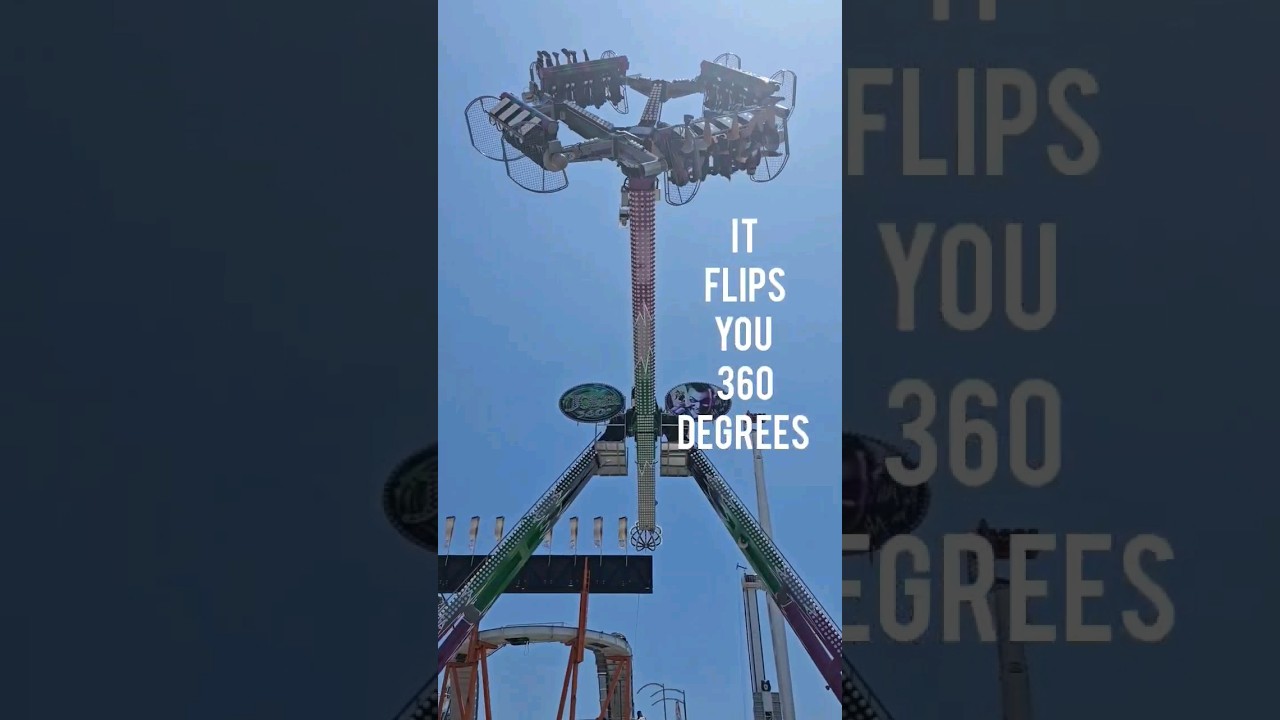 Would you RIDE this EXTREME ride at the OC FAIR? Yes or No? #shorts #ocfair #thrillrides