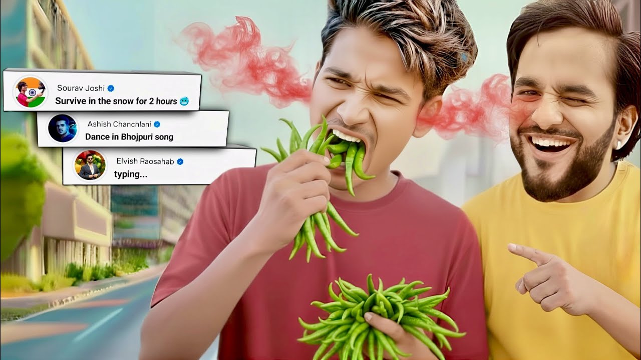 Big YouTubers Gave Me Dares!