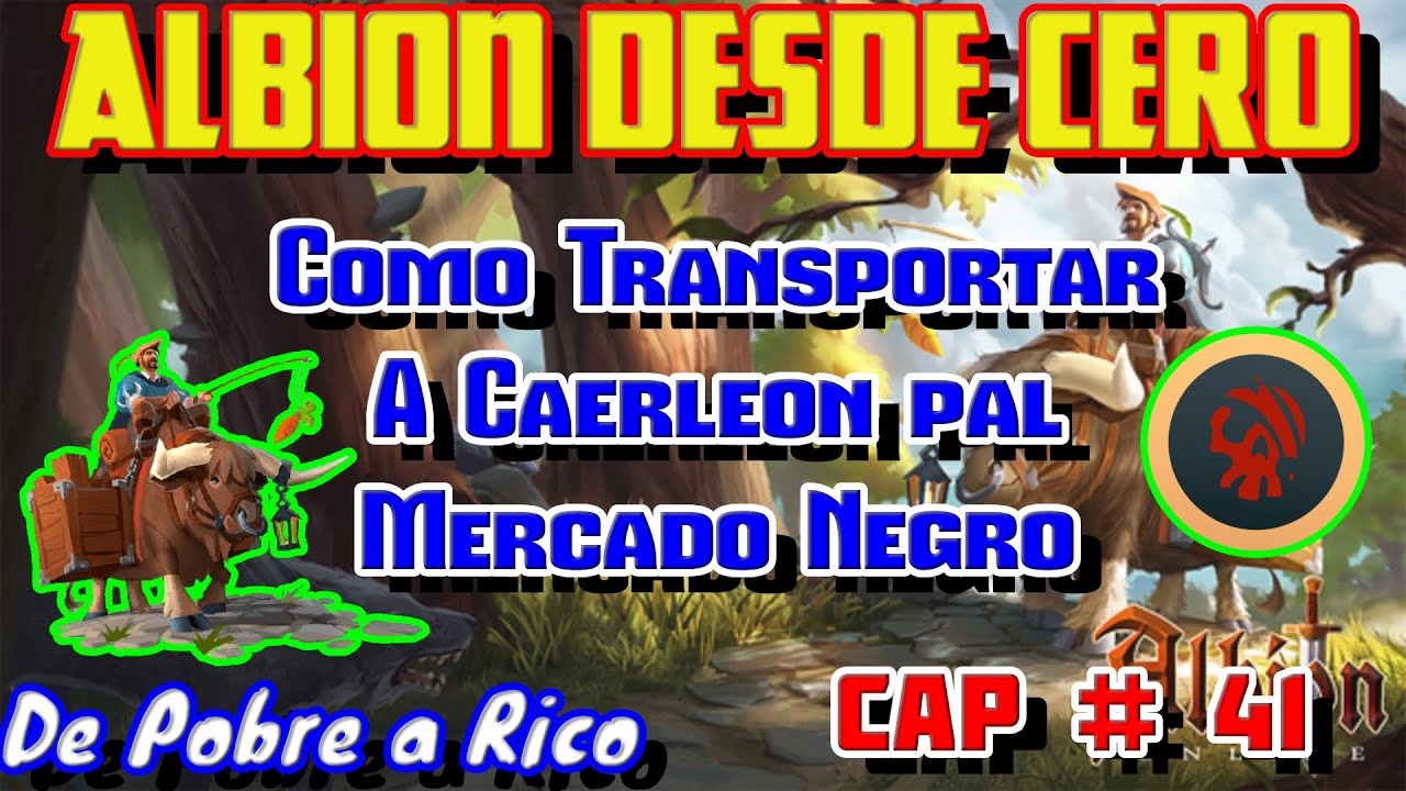 Albion Online Como Transportar a Caerleon CAP #41
