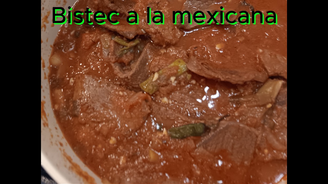 Bistec a la Mexicana (Mexican-style steak)
