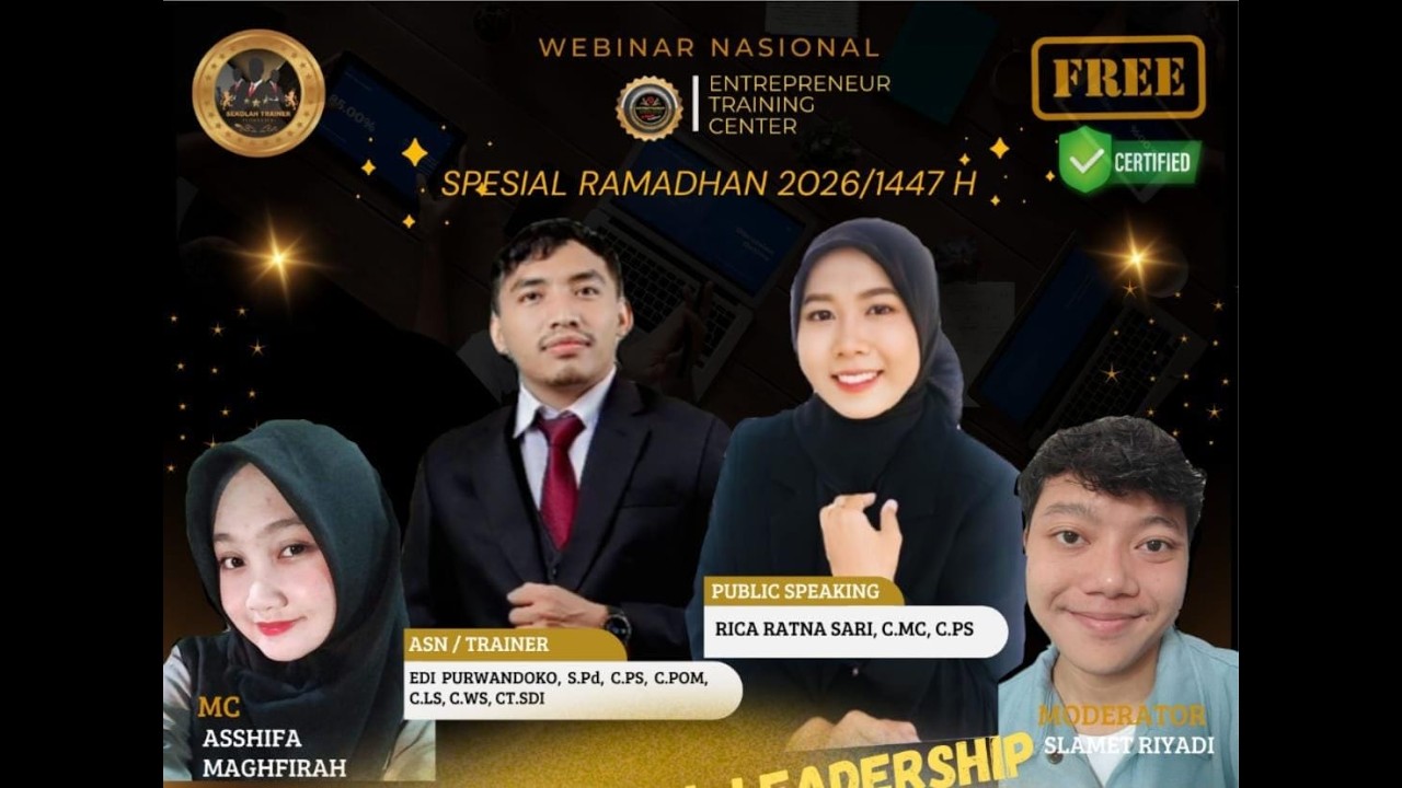 ETC#243 I WEBINAR NASIONAL - SKILL LEADERSHIP FOR TEAM MANAJEMEN DAN ORGANISASI - Vol.1