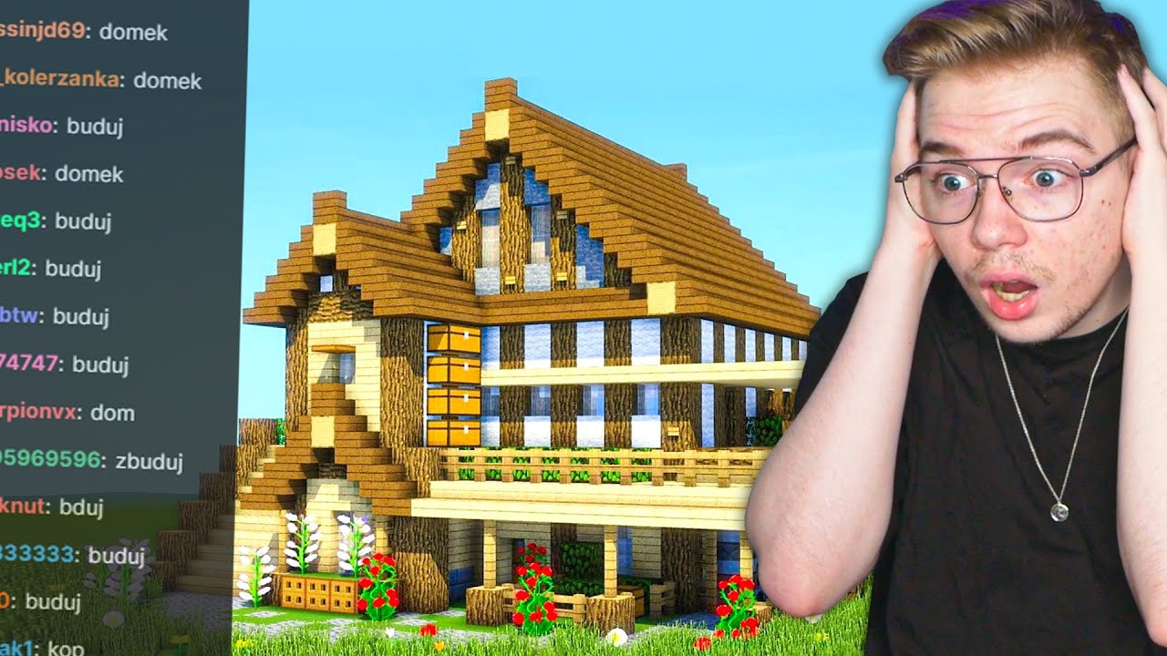 Czy Twitch czat zbuduje DOMEK w Minecraft? (TWITCH GRA)