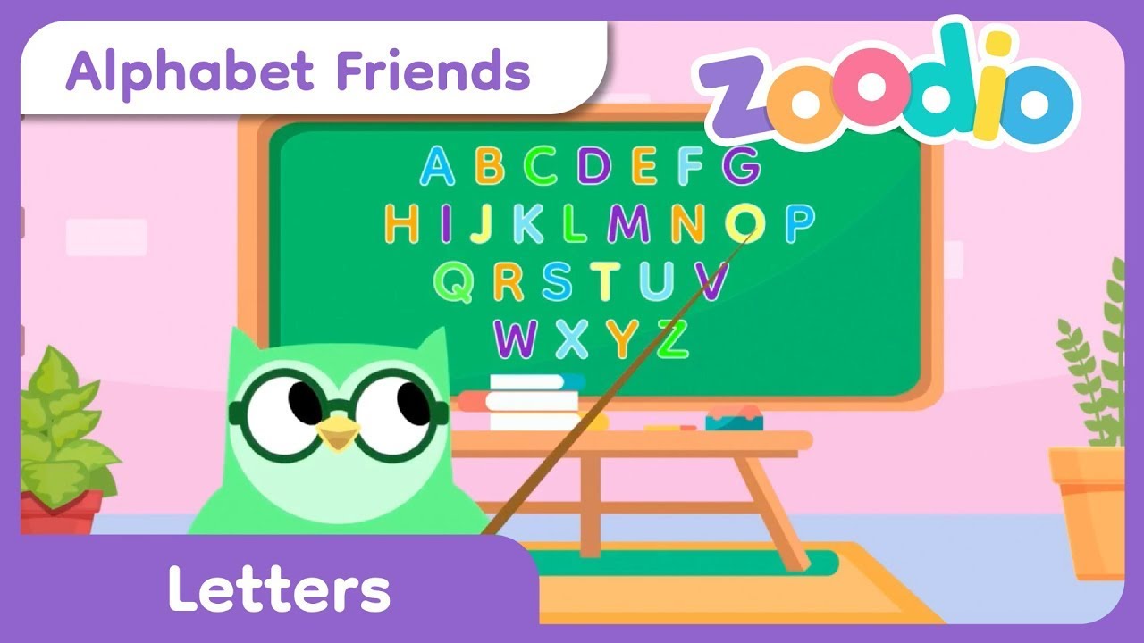 Alphabet Friends | Zoodio | Letters, Reading and Animal Music for Kids