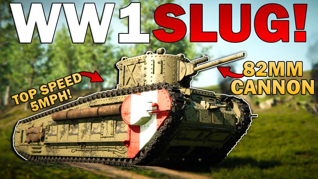 I Built A HUGE 40TON WW1 SLUG TANK In Sprocket!