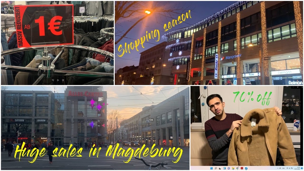 Lets go Shopping | SALE Season | Shopping places in Magdeburg | Germany