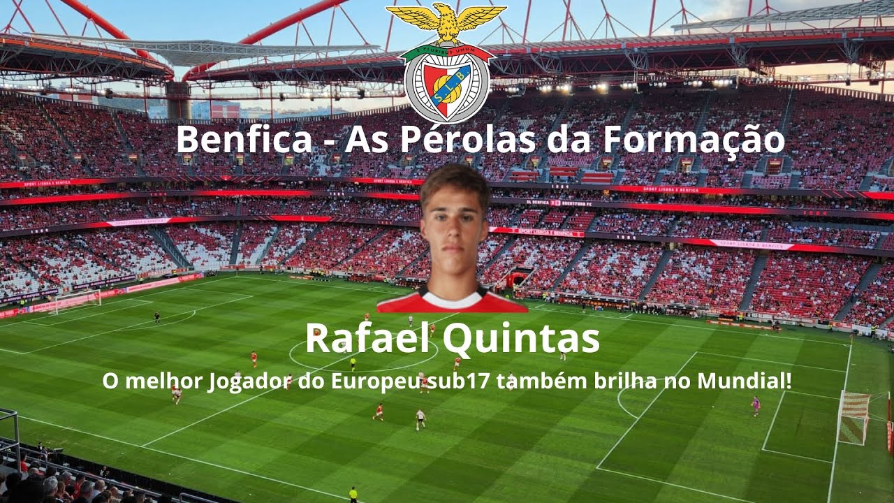 Rafael Quintas - o medio do Benfica que est&aacute; a brilhar no Mundial Sub17 #benfica #futebolportugues