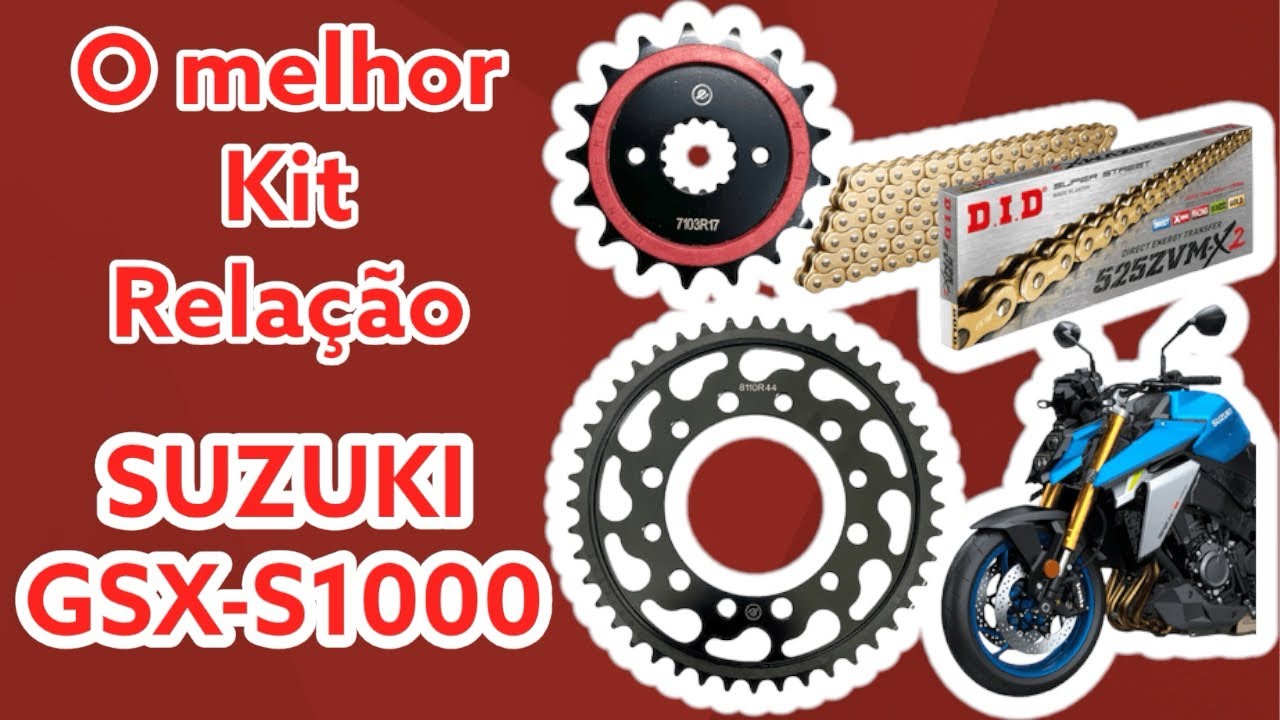 O MELHOR KIT DE RELAÇÃO TRANSMISSÃO PARA SUZUKI GSX-S1000 GSX S1000