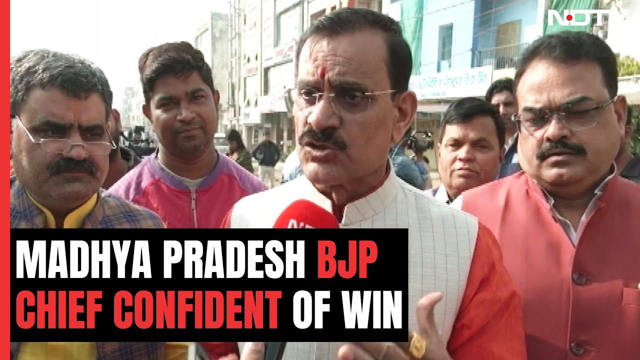 Madhya Pradesh BJP Chief Confident Of Party's Win In Polls