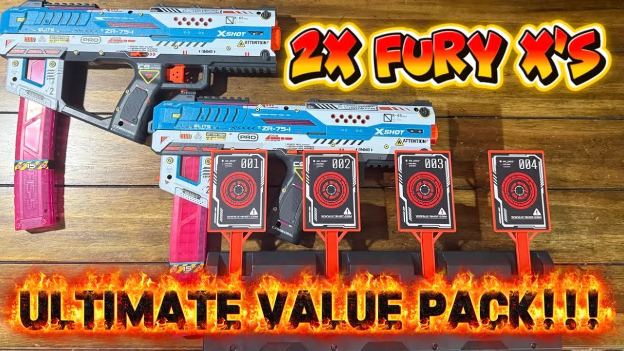 A full review of the Costco Exclusive Xshot Electric Target Battle Pack. Should you buy?