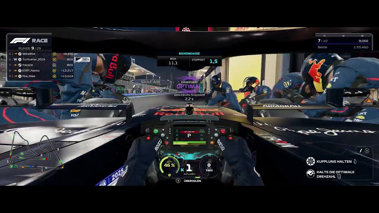 ESRT Podium #30 Cockpit Cam Bahnrain Season 12 Pro League no Assist F1 25 Red Bull Honda