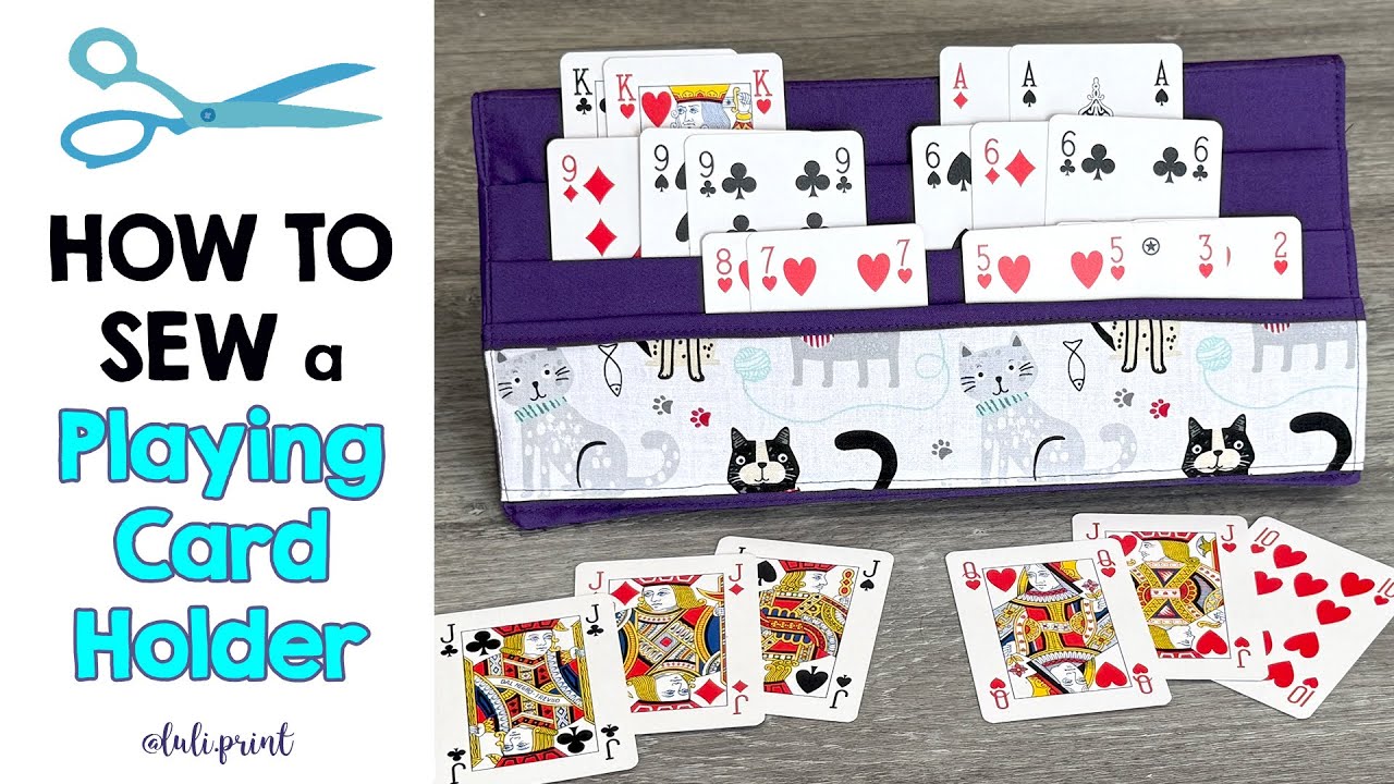 How to Sew a Playing Card Holder – Easy Sewing Tutorial for Game Night