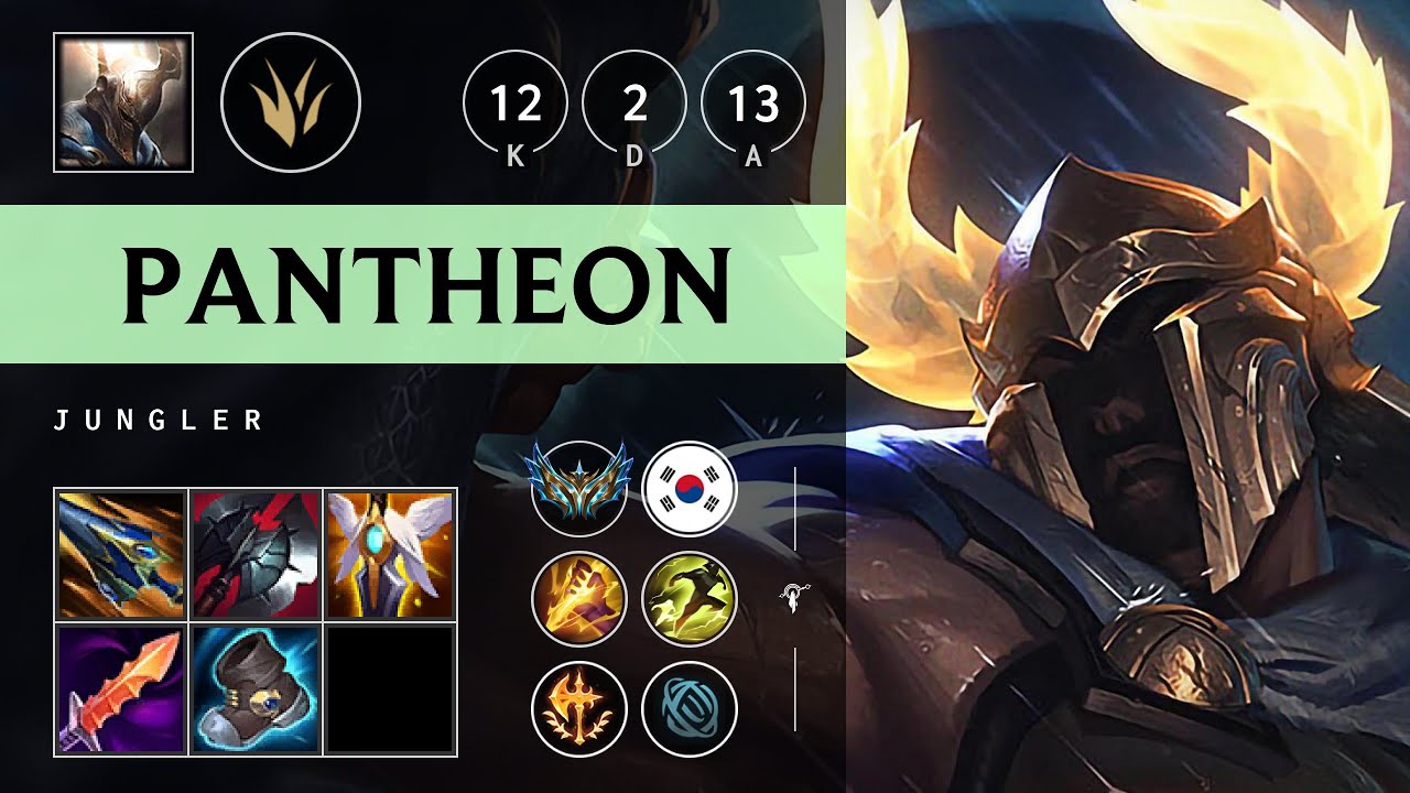 Pantheon Jungle vs Vi - KR Challenger Patch 25.09