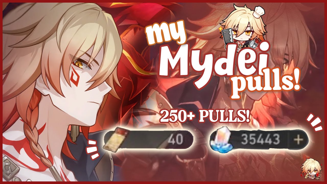 ✧˖° pulling for mydei + building him! 🍷⁠*⁠.⁠✧ -' chill honkai star rail gameplay