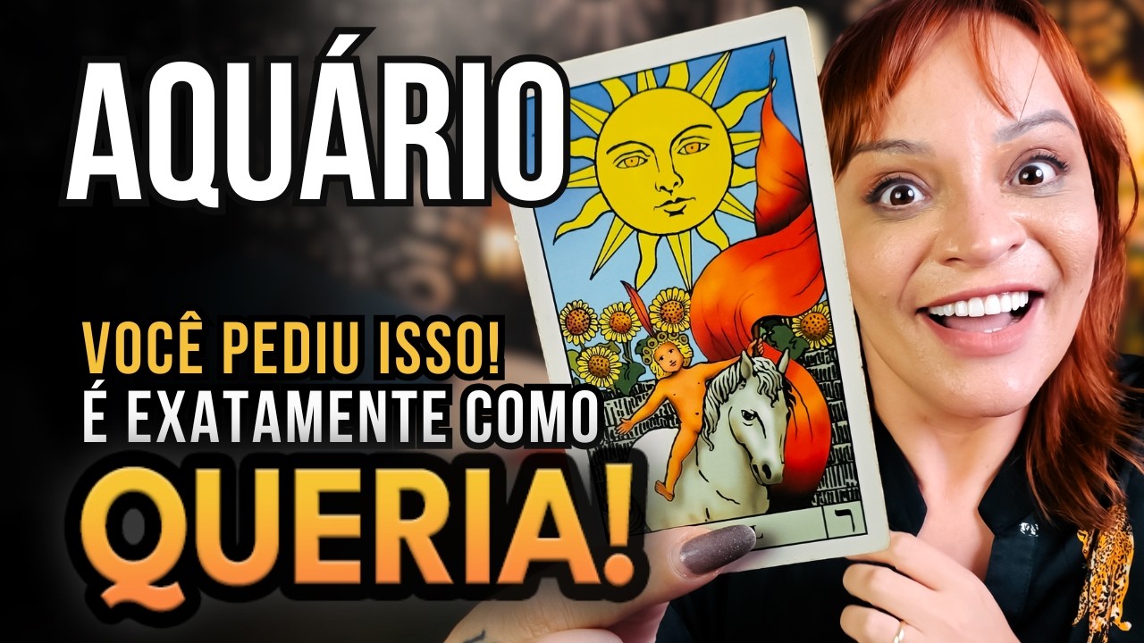 AQU&Aacute;RIO - VAI ACONTECER E TE LEVAR PARA SEU VERDADEIRO DESTINO!