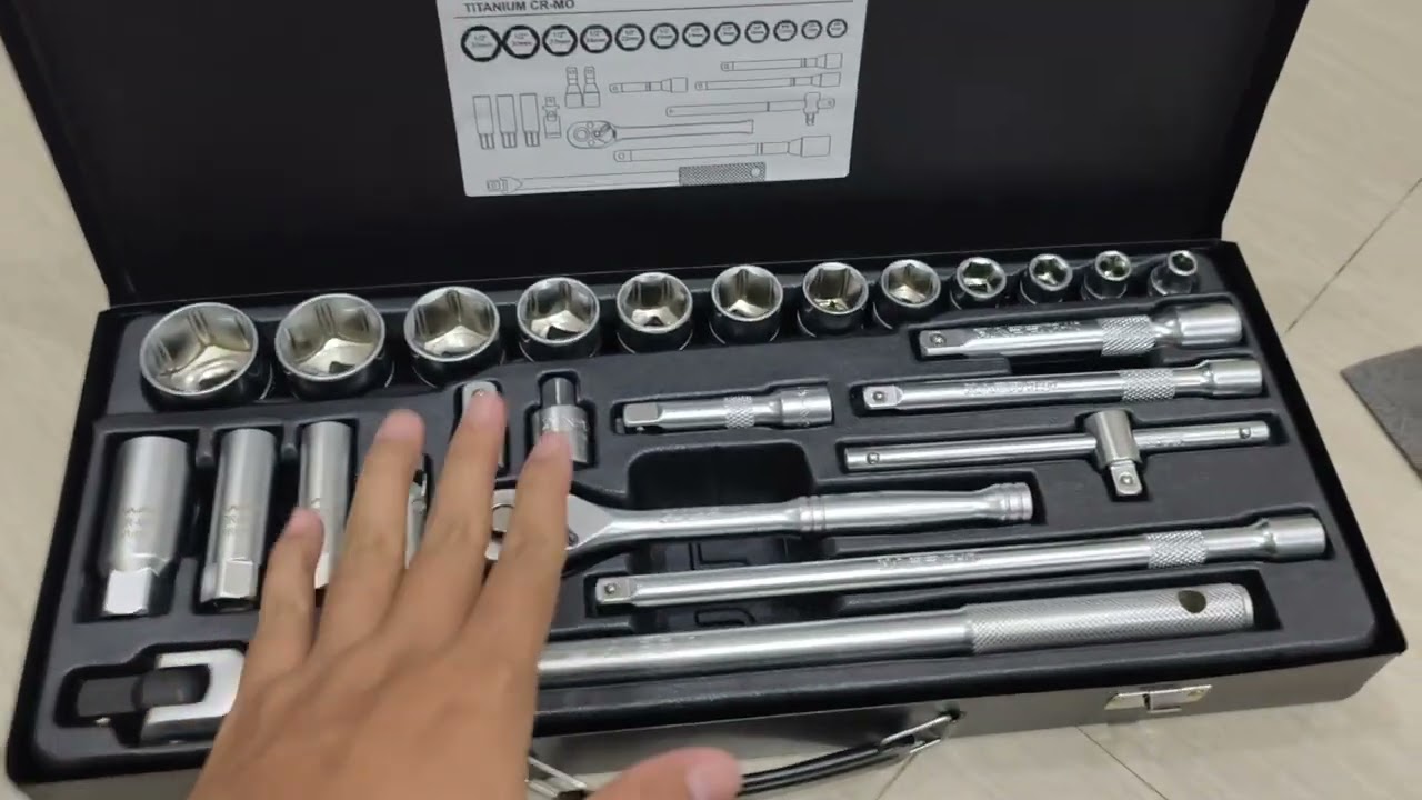 Kunci sock set APR ini bikin merk lain jadi cupu! AP120 PROMAX sahabat mekanik bengkel mobil motor