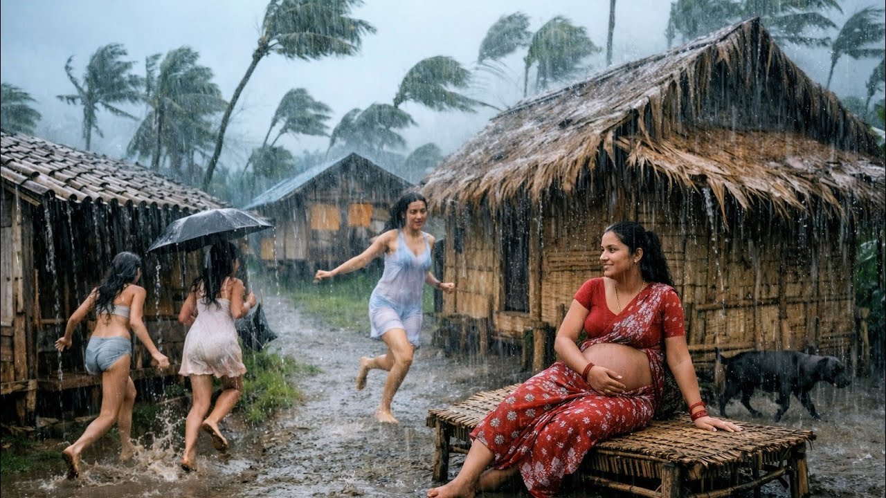 himalayan life style in || During the Heavy Rainy Season |Daily Activities People in Village Life