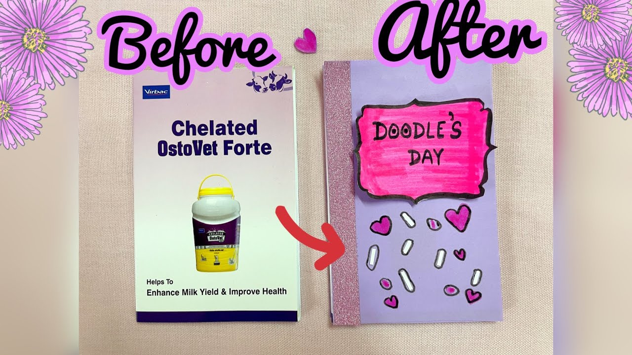 From Simple Receipt Book To A Doodle Dairy  #doodle #drawingforbeginners #easydiy