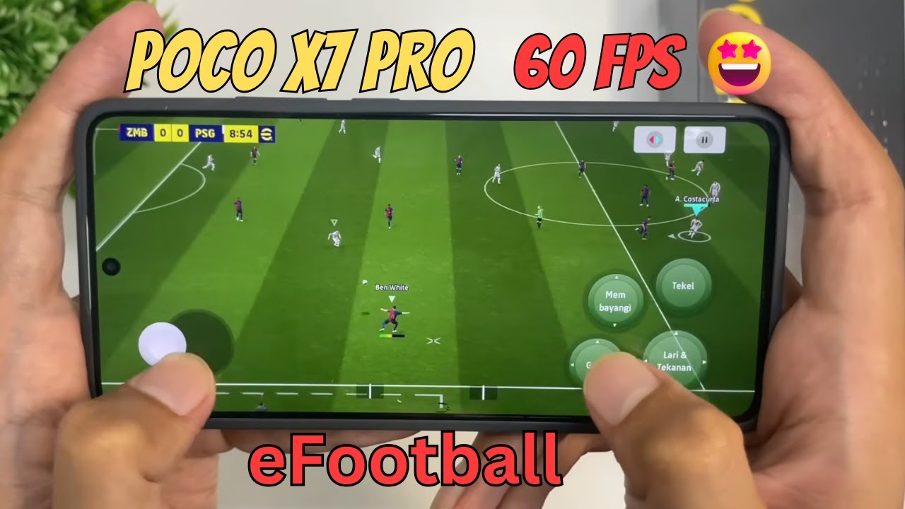 POCO X7 PRO NEW UPDATE - TEST 60 FPS FULL GRAPHICS - Efootball 2026