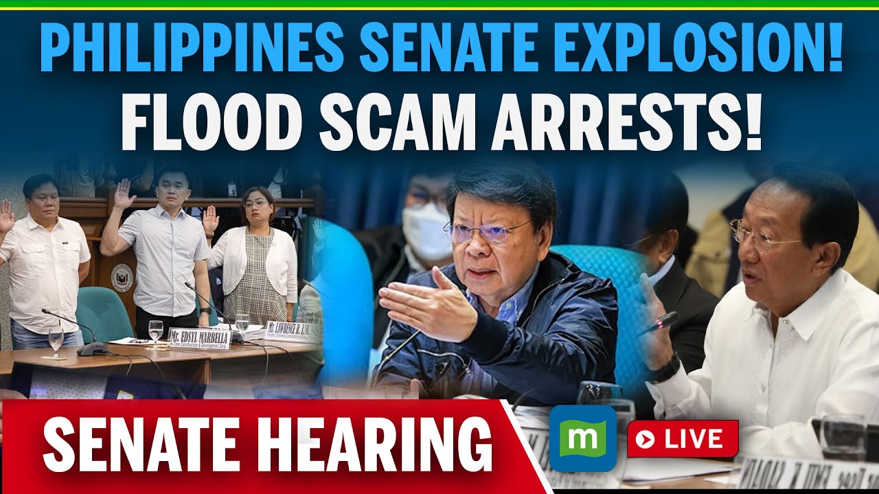 Philippines Senate LIVE: Senate Probe Turns EXPLOSIVE As Contractors Face Arrest In Flood Scandal